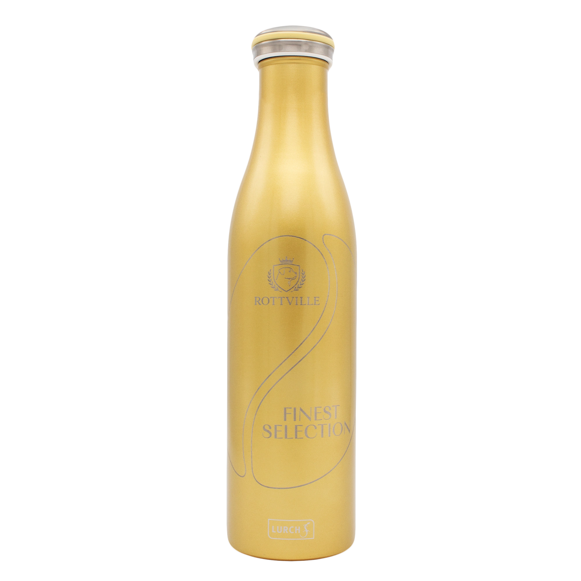 ROTTVILLE Isolierflasche, Finest Selection, Gold, 0,75l ROTTVILLE Isolierflasche, Finest Selection, Gold, 0,75l