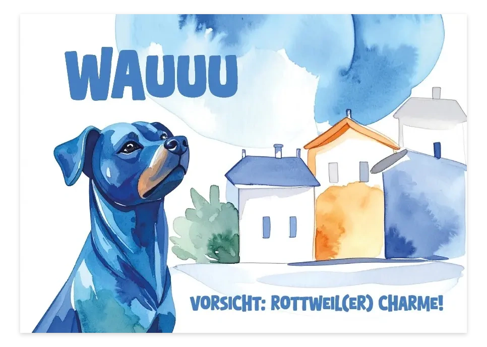 Postkarte Rottweil WAUUU