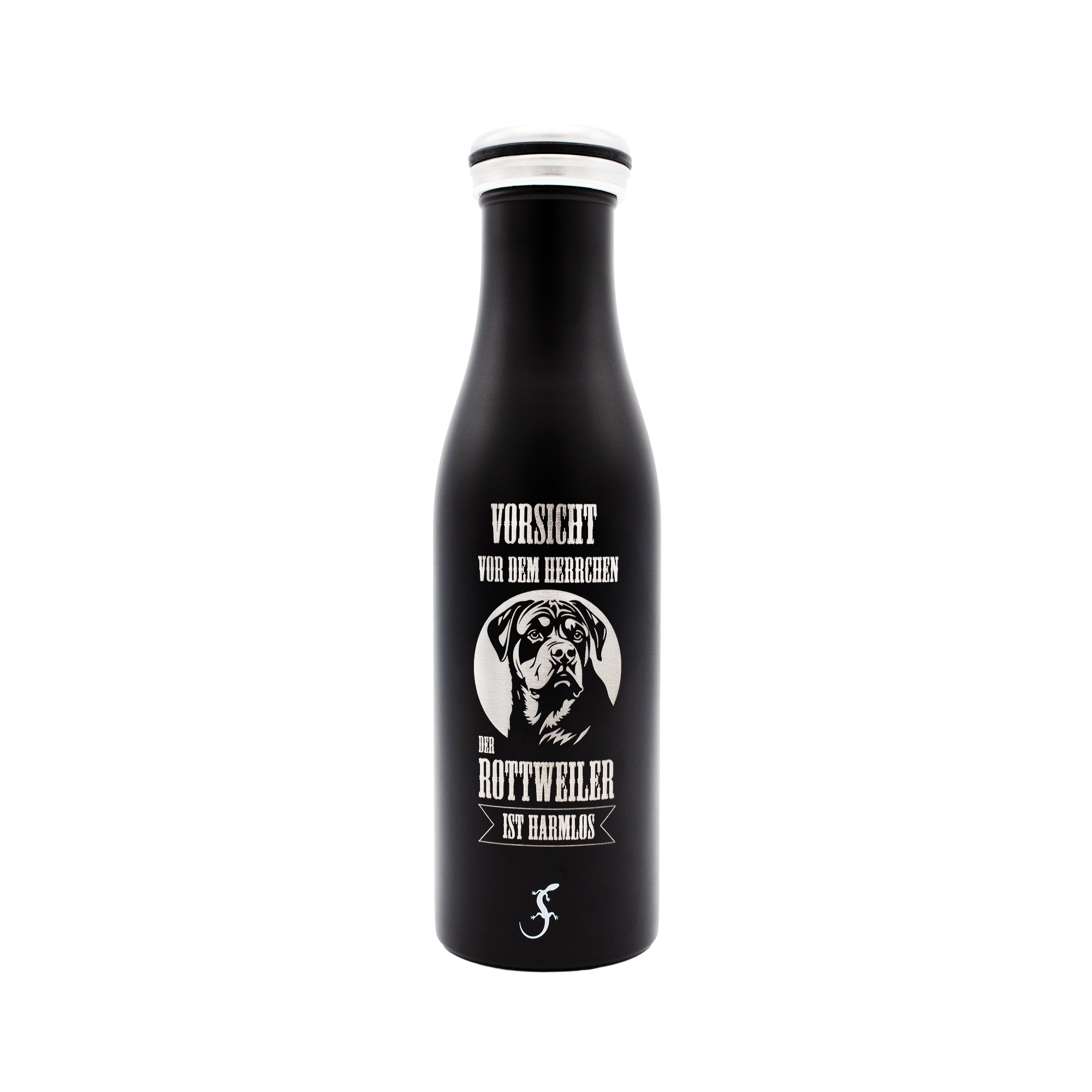 RW-Shop Isolierflasche, Vorsicht vor dem Herrchen, 0,5l RW-Shop Isolierflasche, Vorsicht vor dem Herrchen, 0,5l