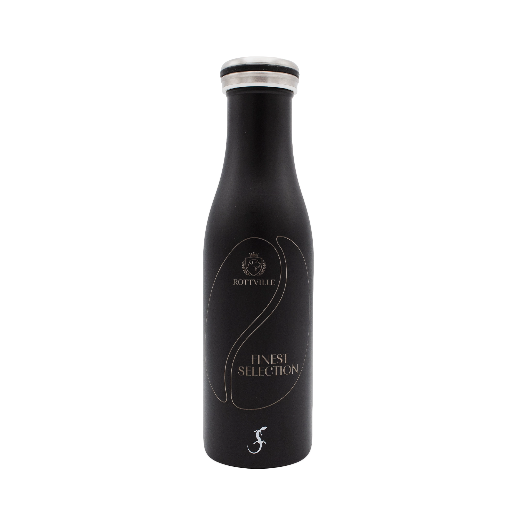ROTTVILLE Isolierflasche, Finest Selection, Schwarz, 0,5l ROTTVILLE Isolierflasche, Finest Selection, Schwarz, 0,5l