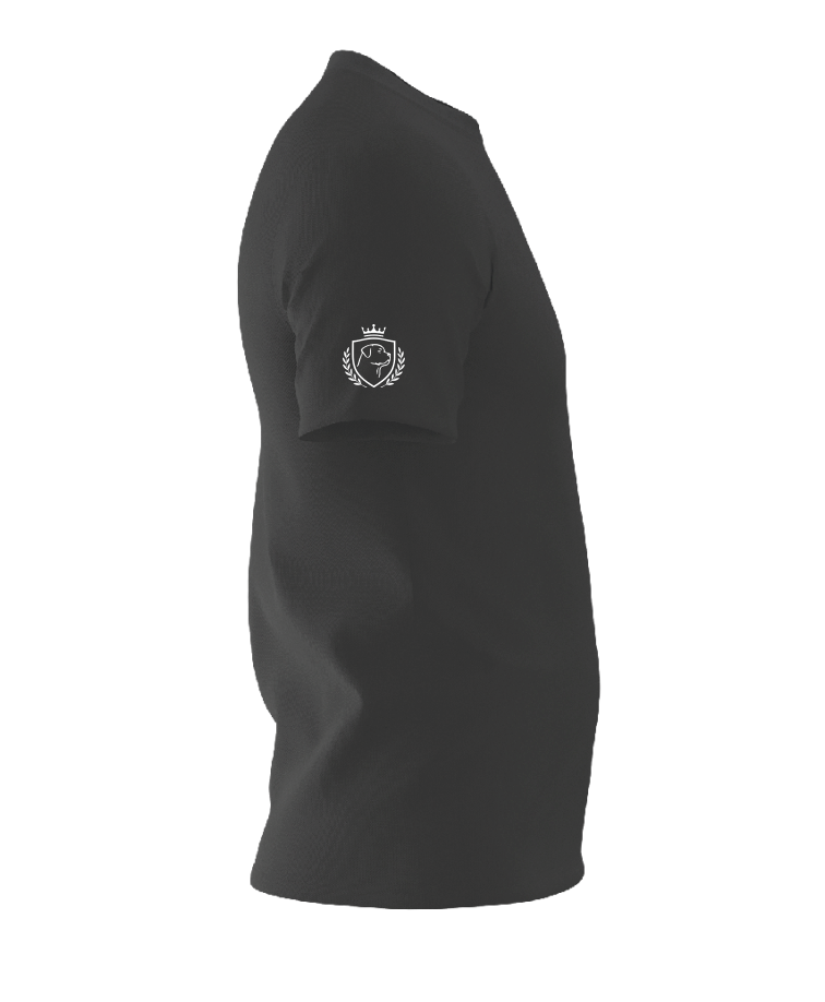 ROTTVILLE T-Shirt, Unisex, Schwarz mit weißen Details