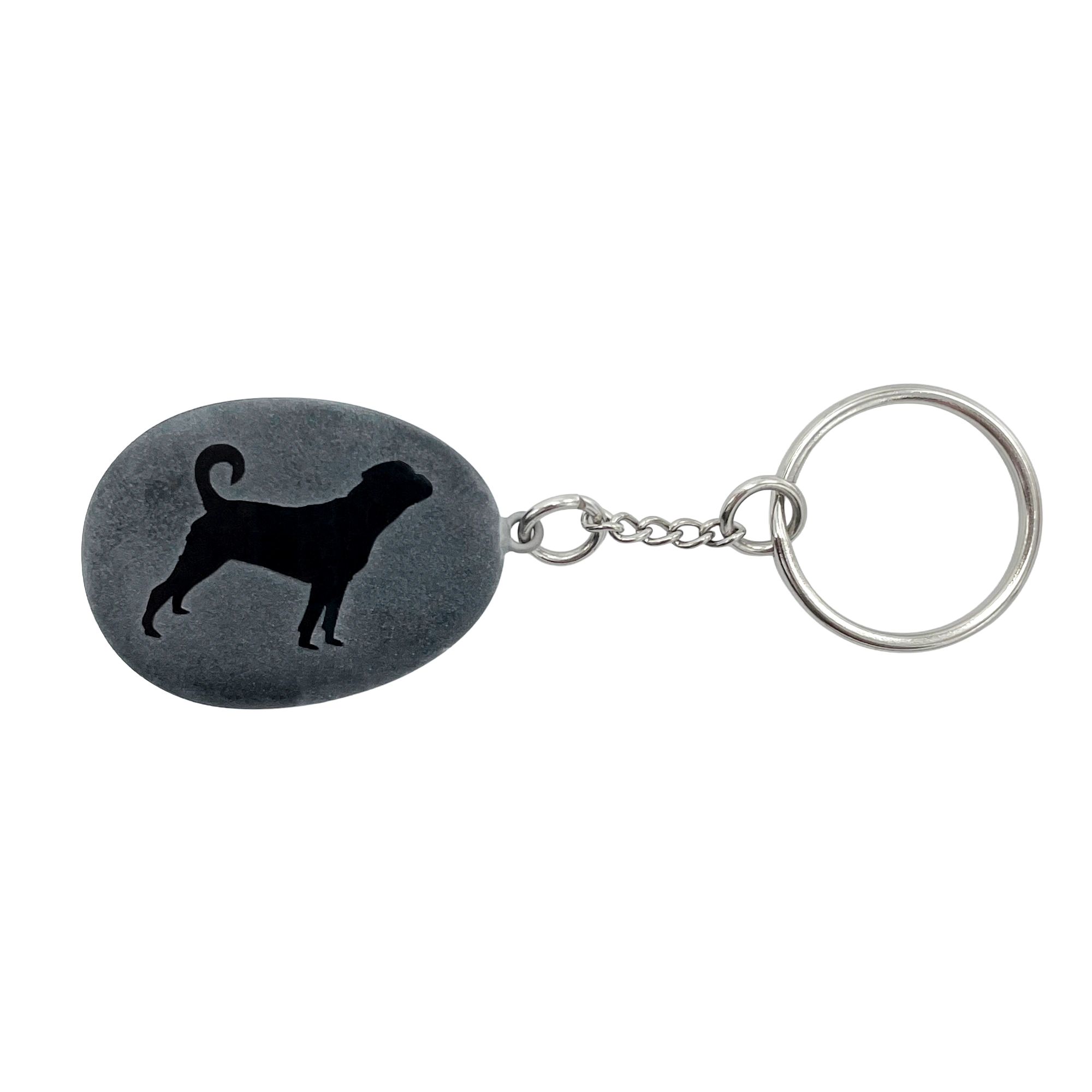 Edelstein-Anhänger, Rottweiler, Schwarz