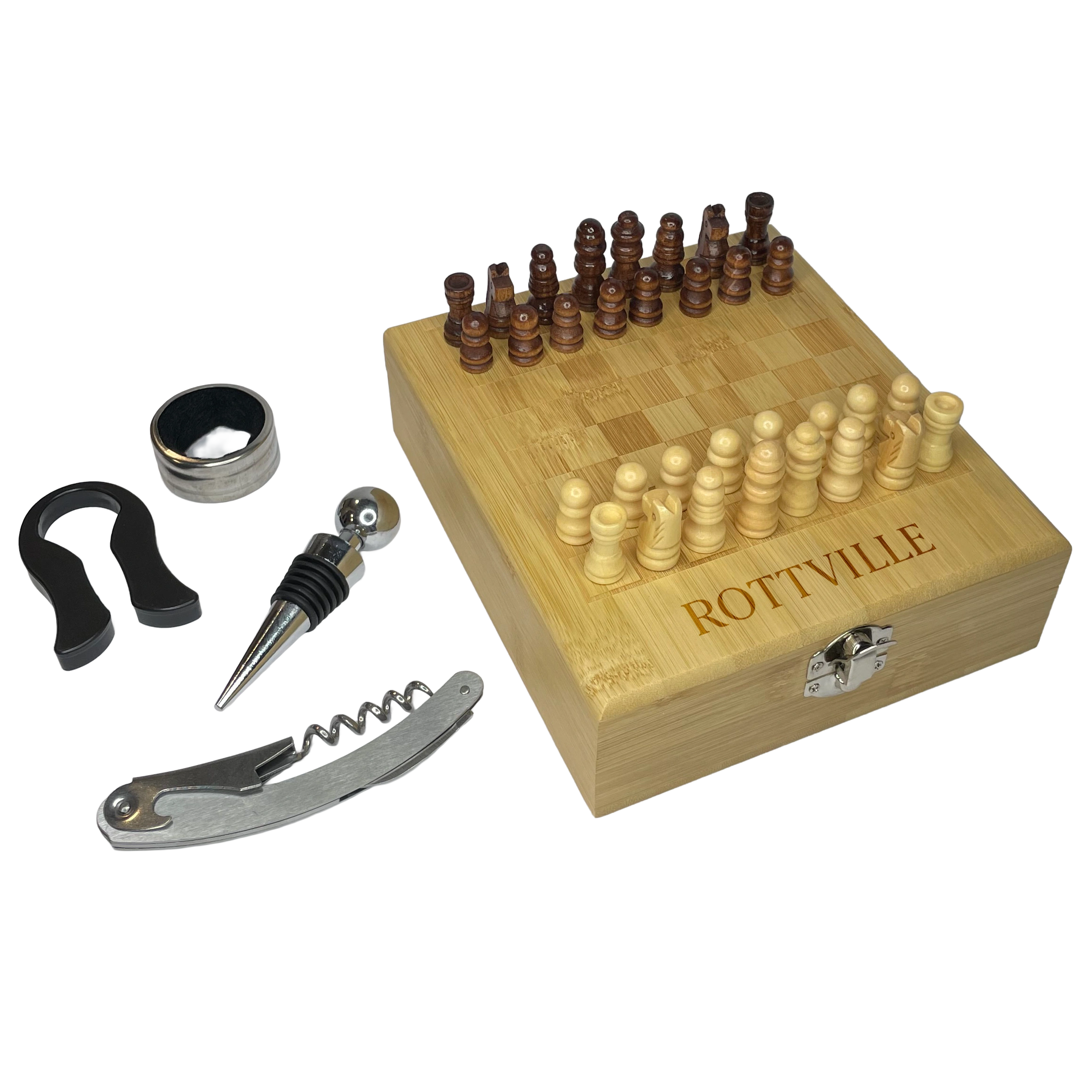 ROTTVILLE Weinbox Schachbrett ROTTVILLE Weinbox Schachbrett