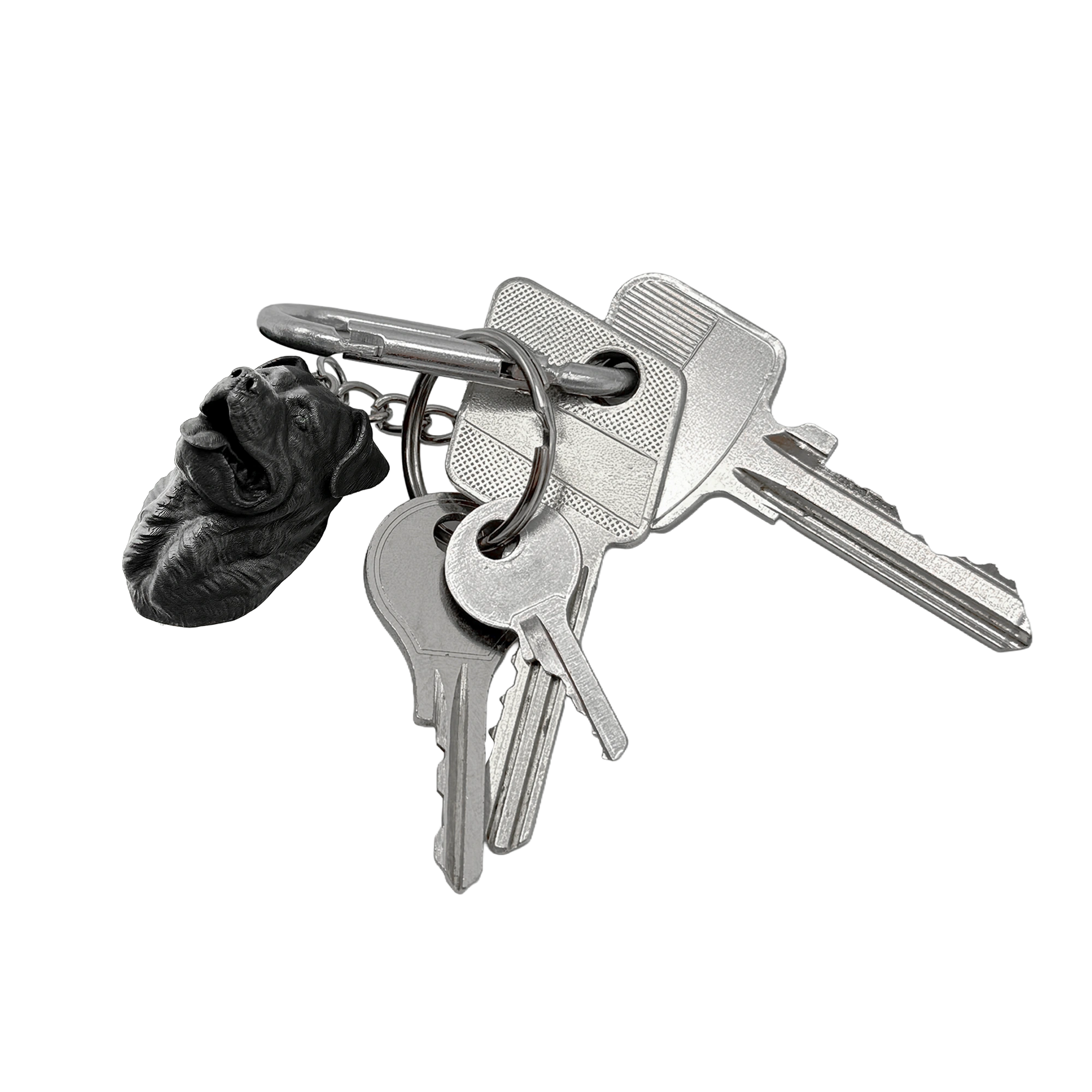Rottweiler Kopf Schlüsselanhänger