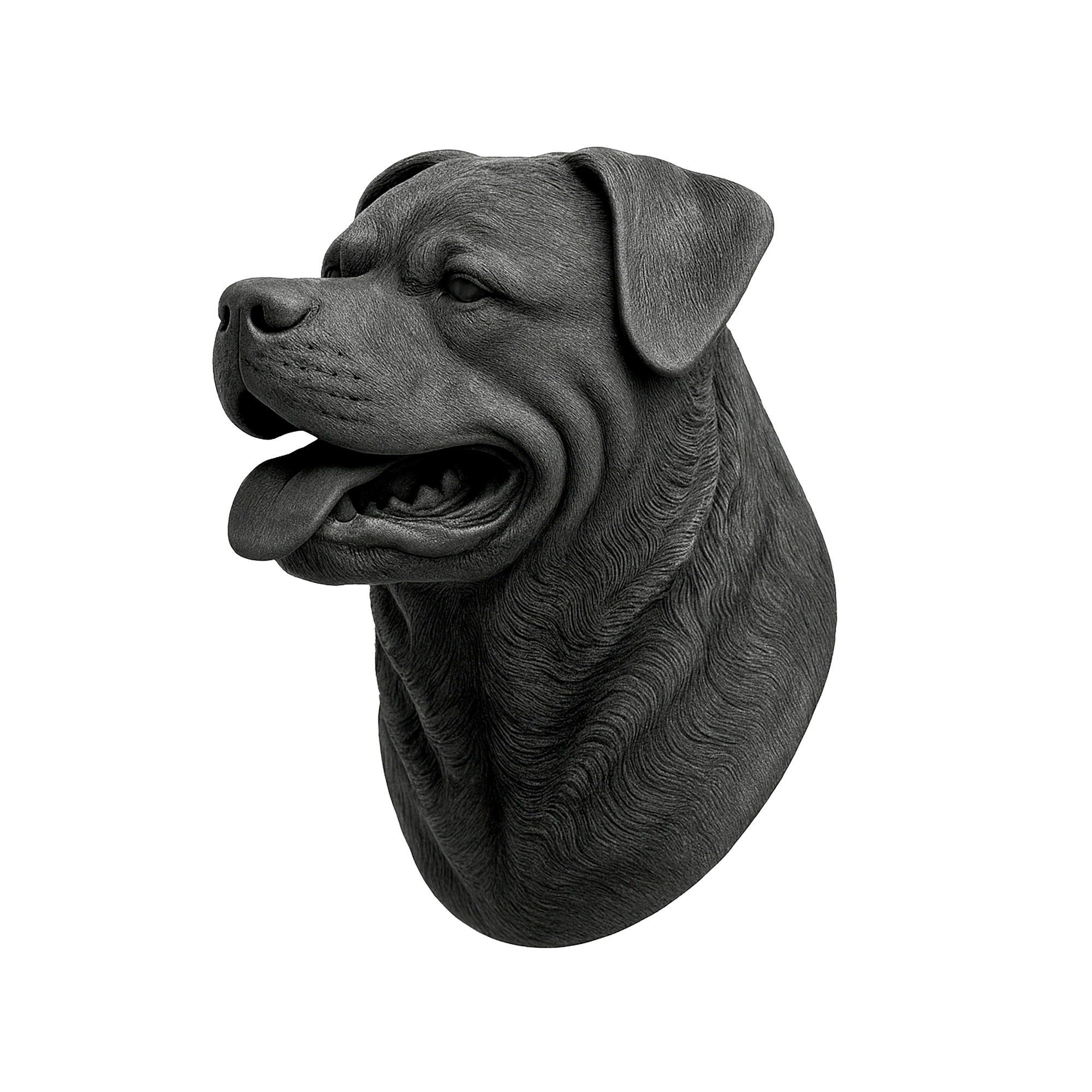 Rottweiler Kopf Wanddeko Rottweiler Kopf Wanddeko