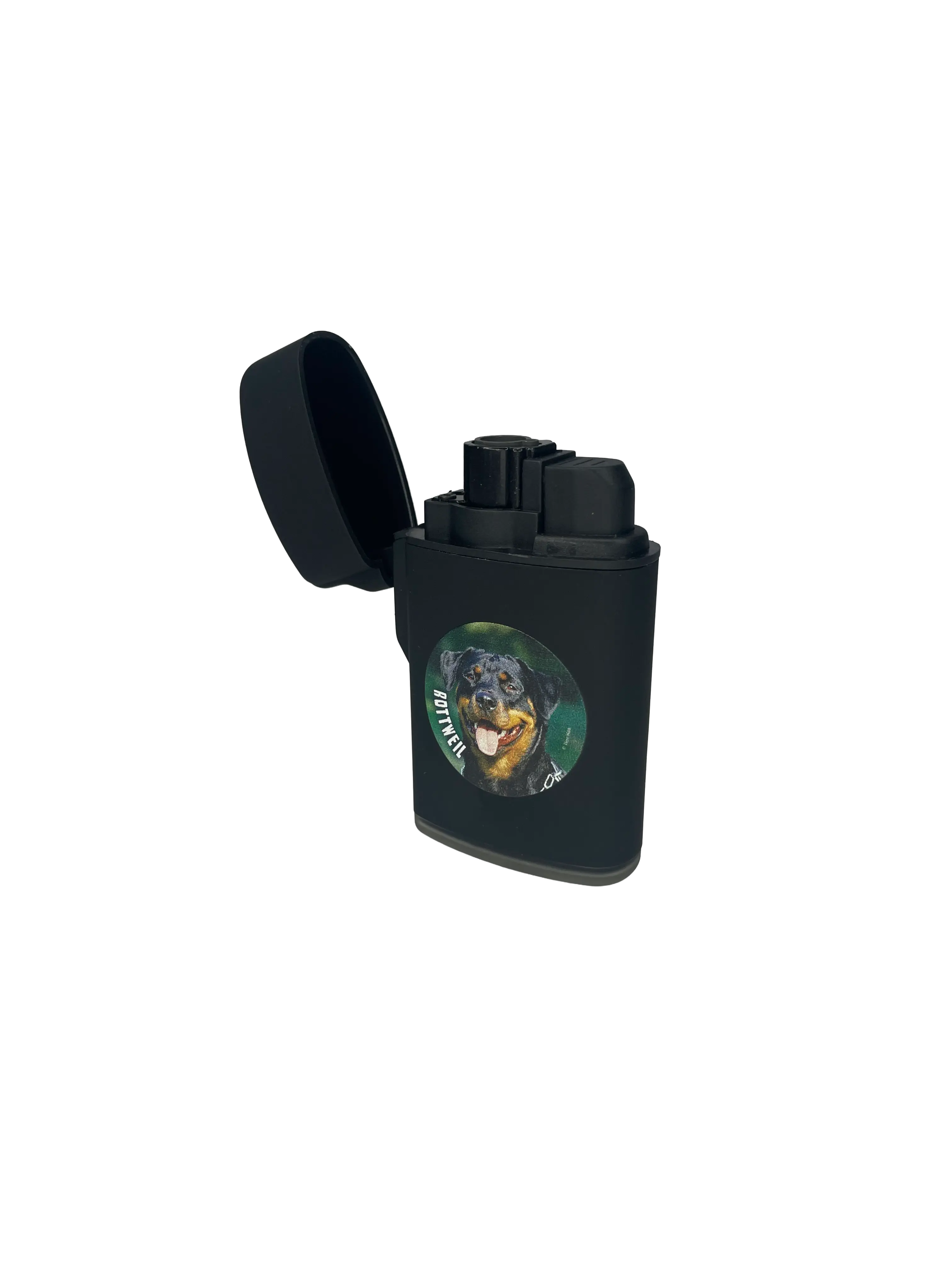 Sturmfeuerzeug mit Rottweiler Sturmfeuerzeug mit Rottweiler