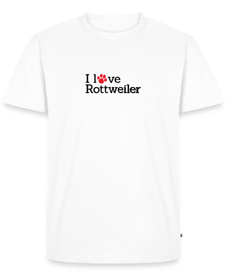 i love Rottweiler T-shirt i love Rottweiler T-shirt