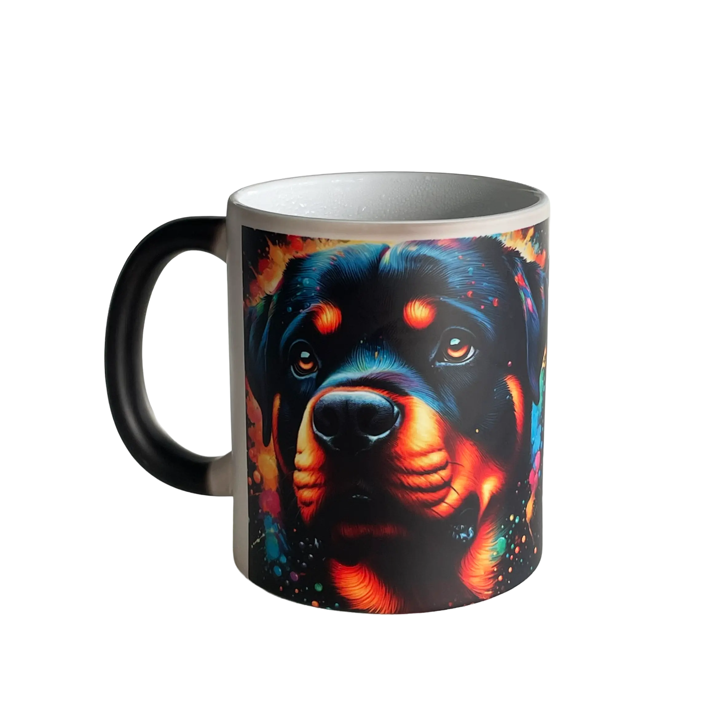 Zaubertasse Rottweiler, Schwarz Zaubertasse Rottweiler, Schwarz