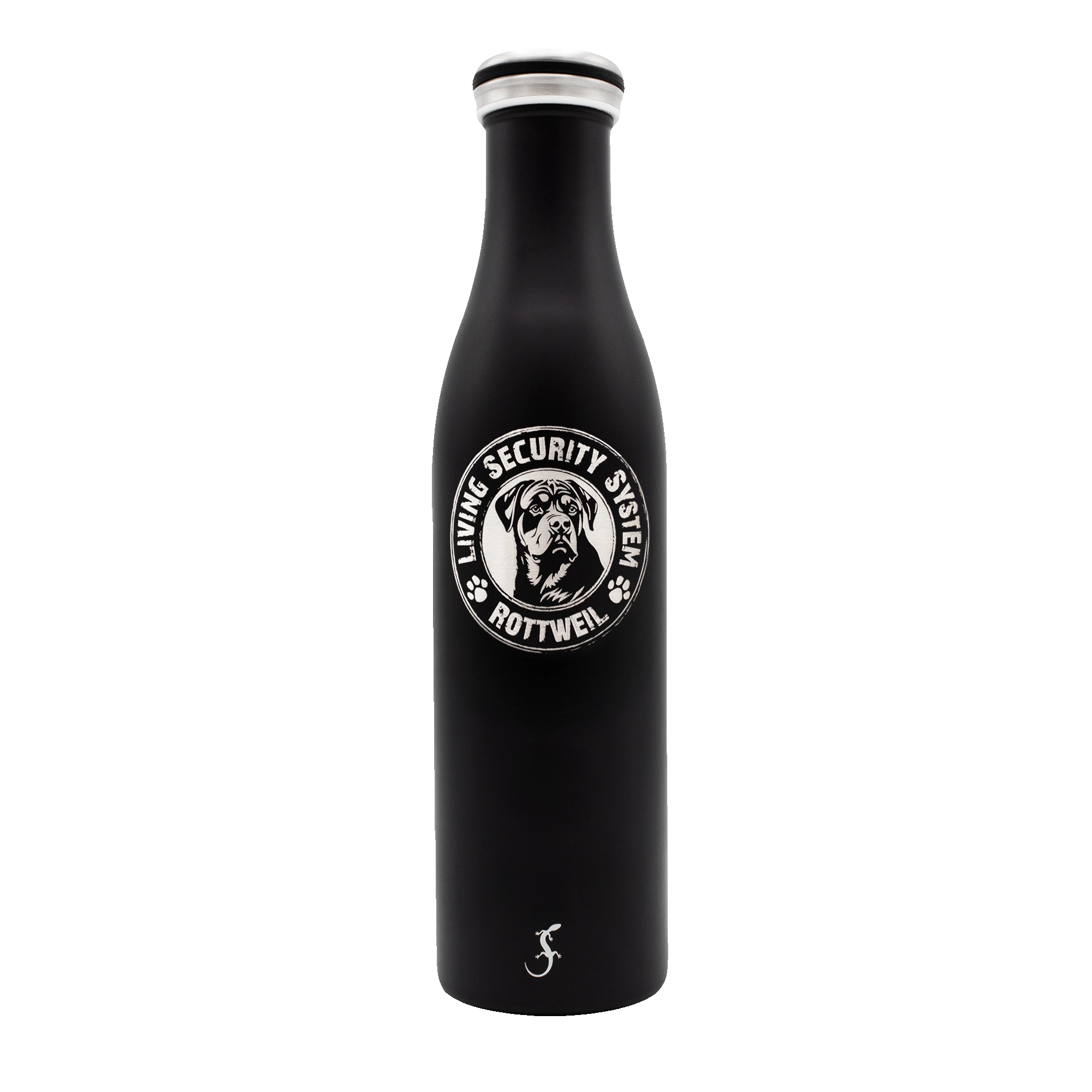 RW-Shop Isolierflasche, Living Security System, Schwarz, 0,75l RW-Shop Isolierflasche, Living Security System, Schwarz, 0,75l