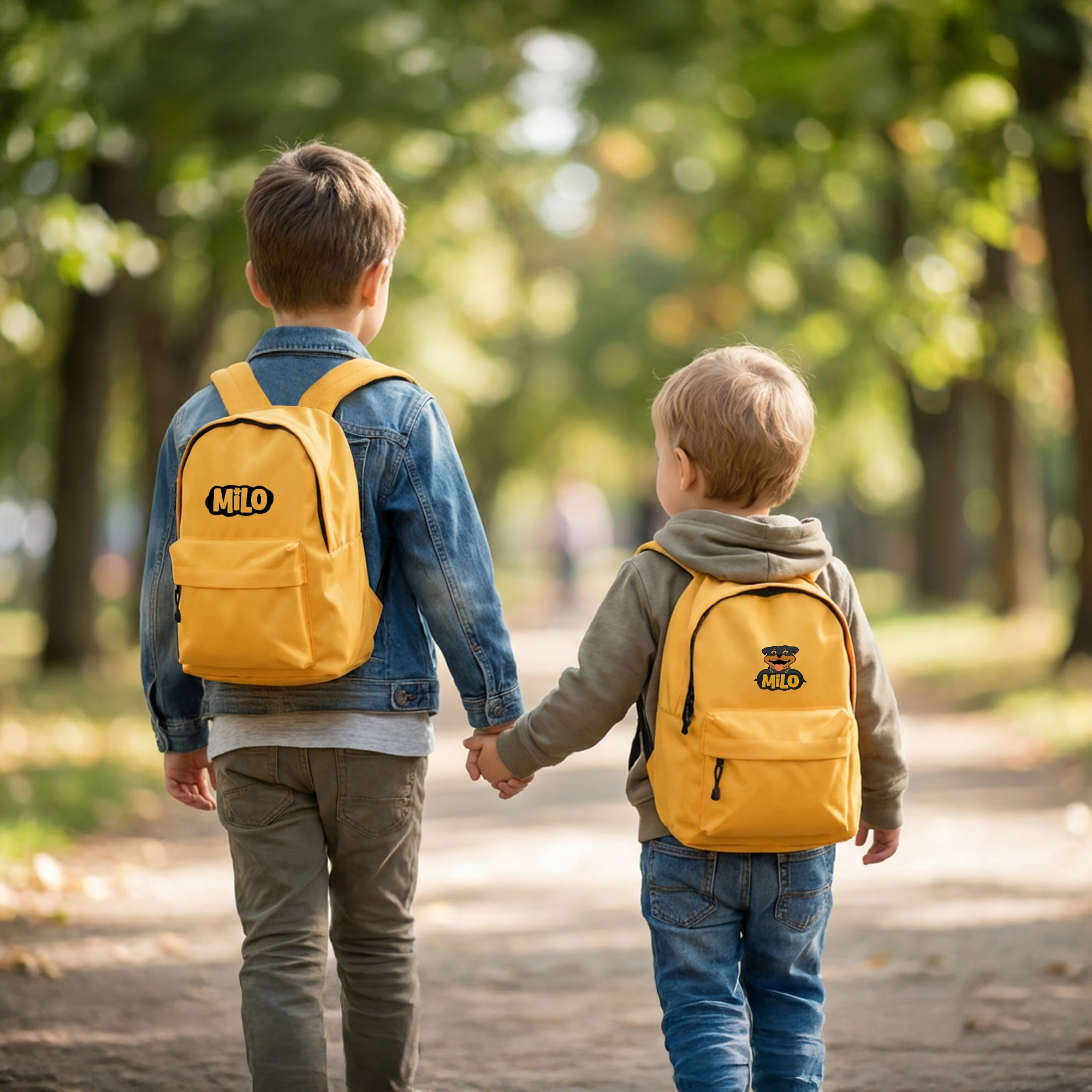 MILO Rucksack, Gelb mit MILO MILO Rucksack, Gelb mit MILO