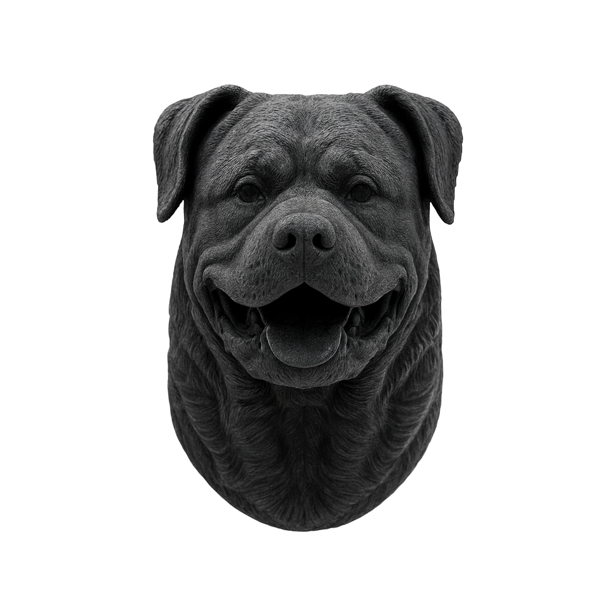 Rottweiler Kopf Wanddeko