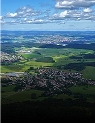 Rottweil aus der Vogelperspektive