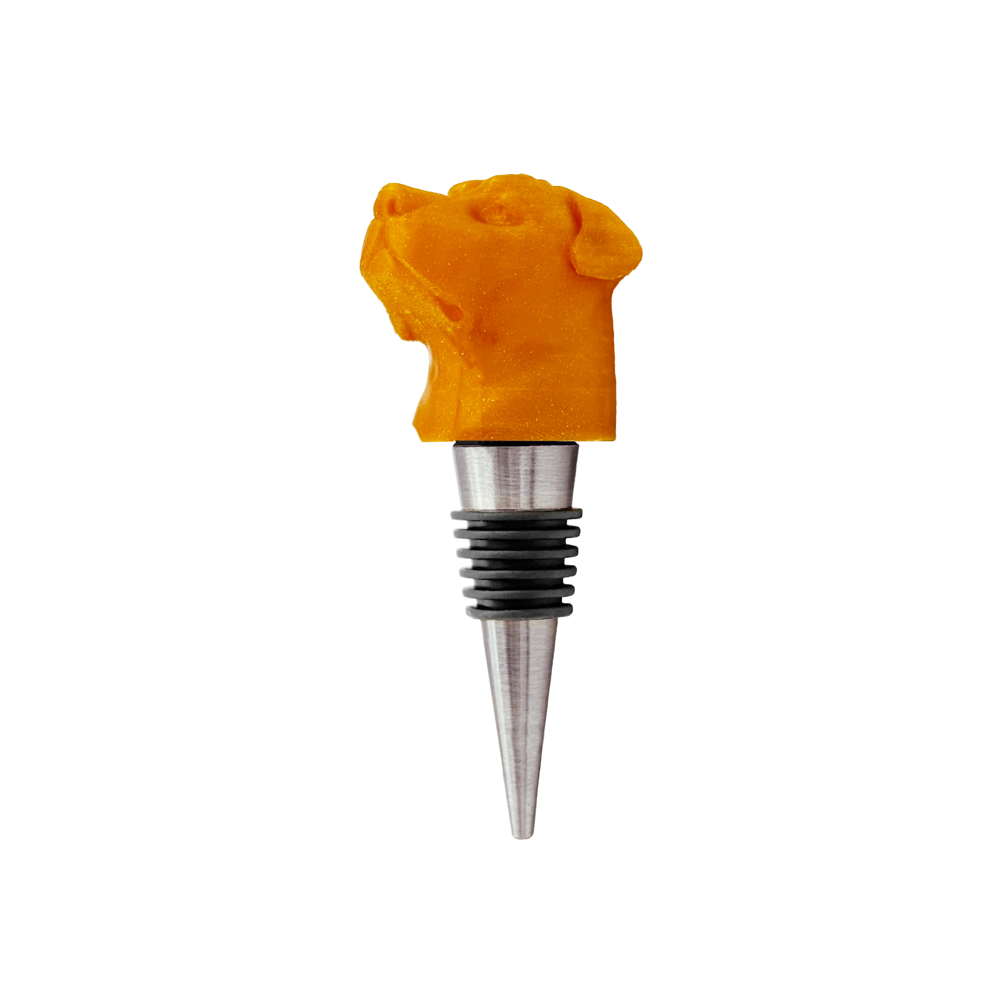 Flaschenverschluss Rottweilers orange