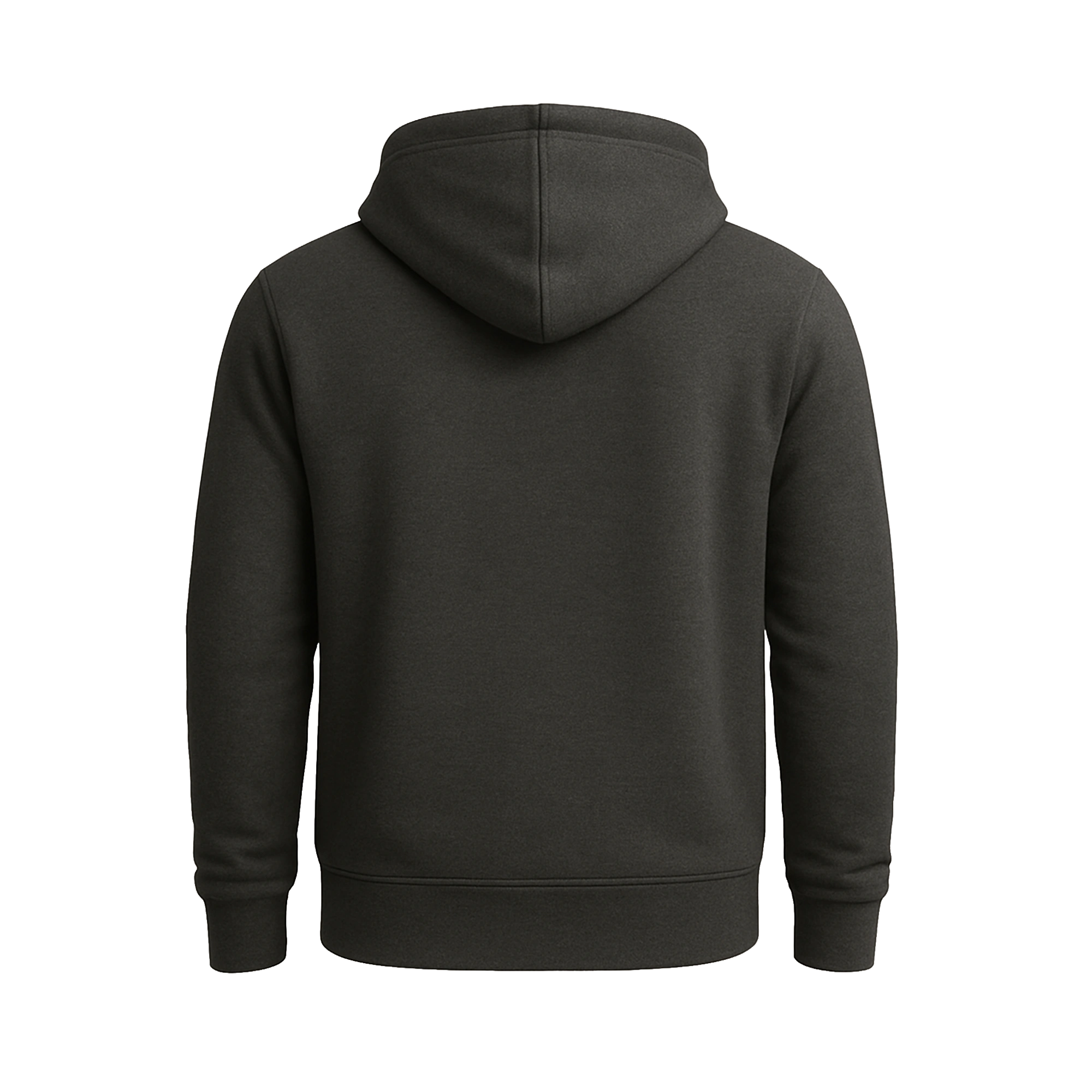 RW-Shop Hoodie, Unisex, Grau mit schwarzen Details, XL