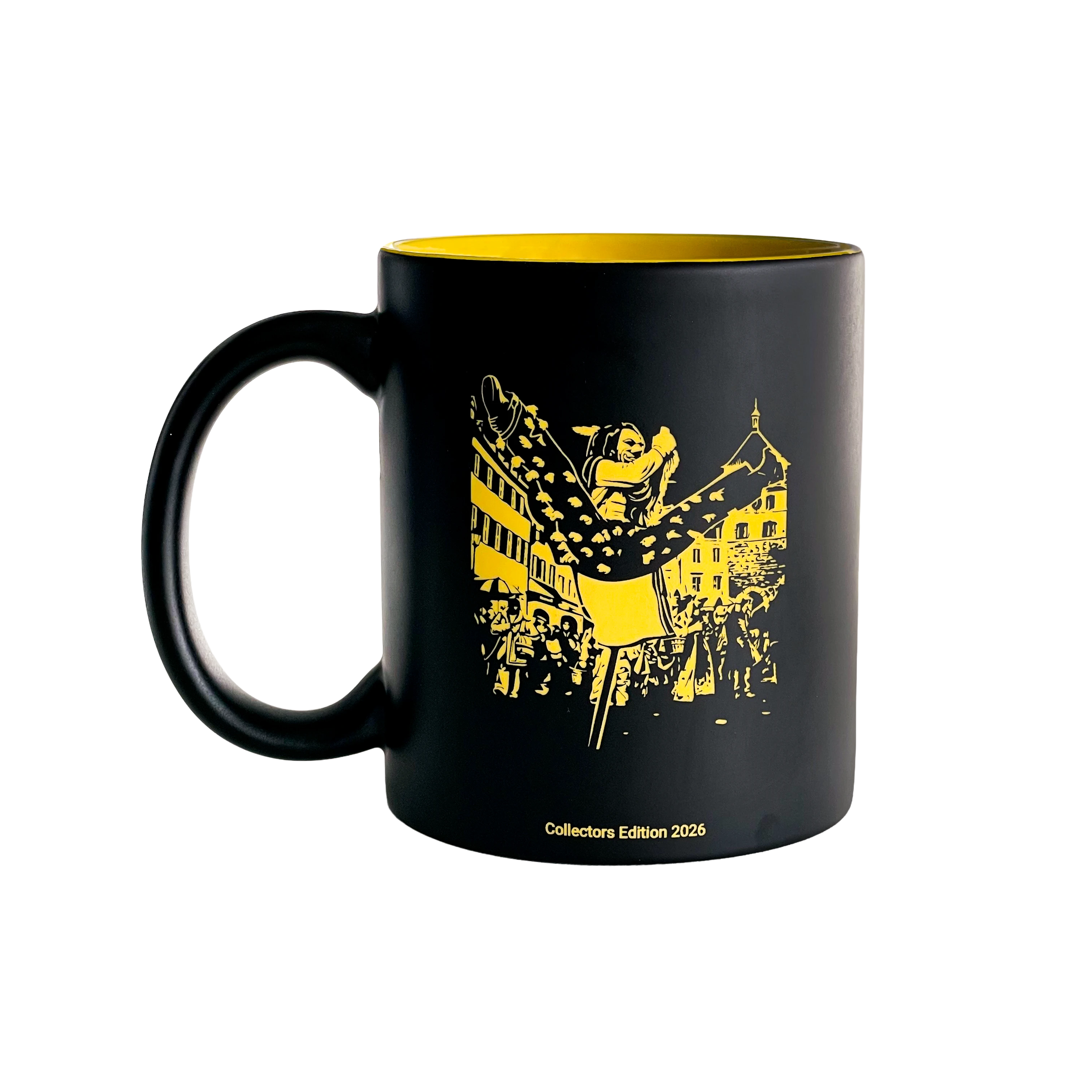 Fasnet-Tasse, Federahannes springend