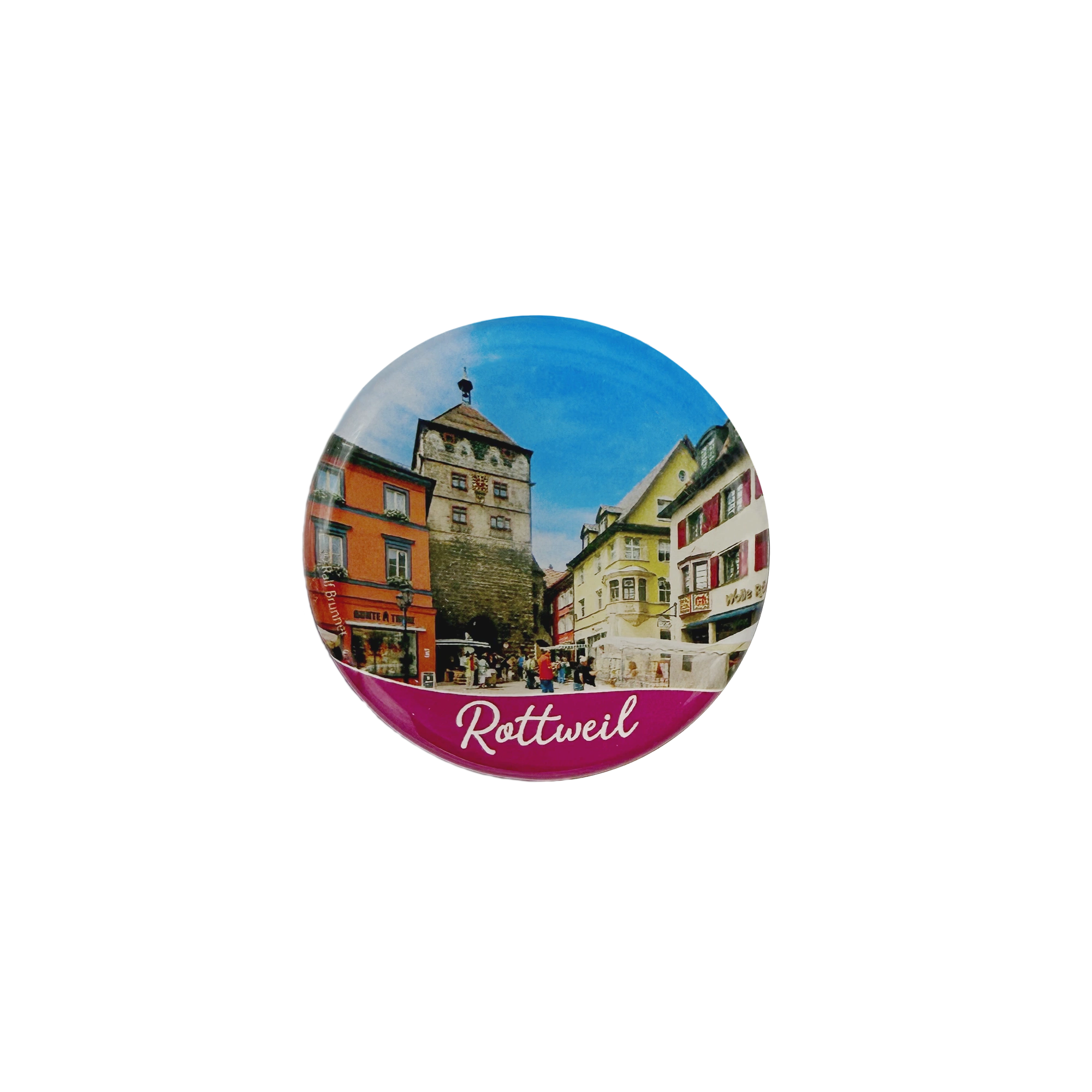 Rottweiler Magnet rund