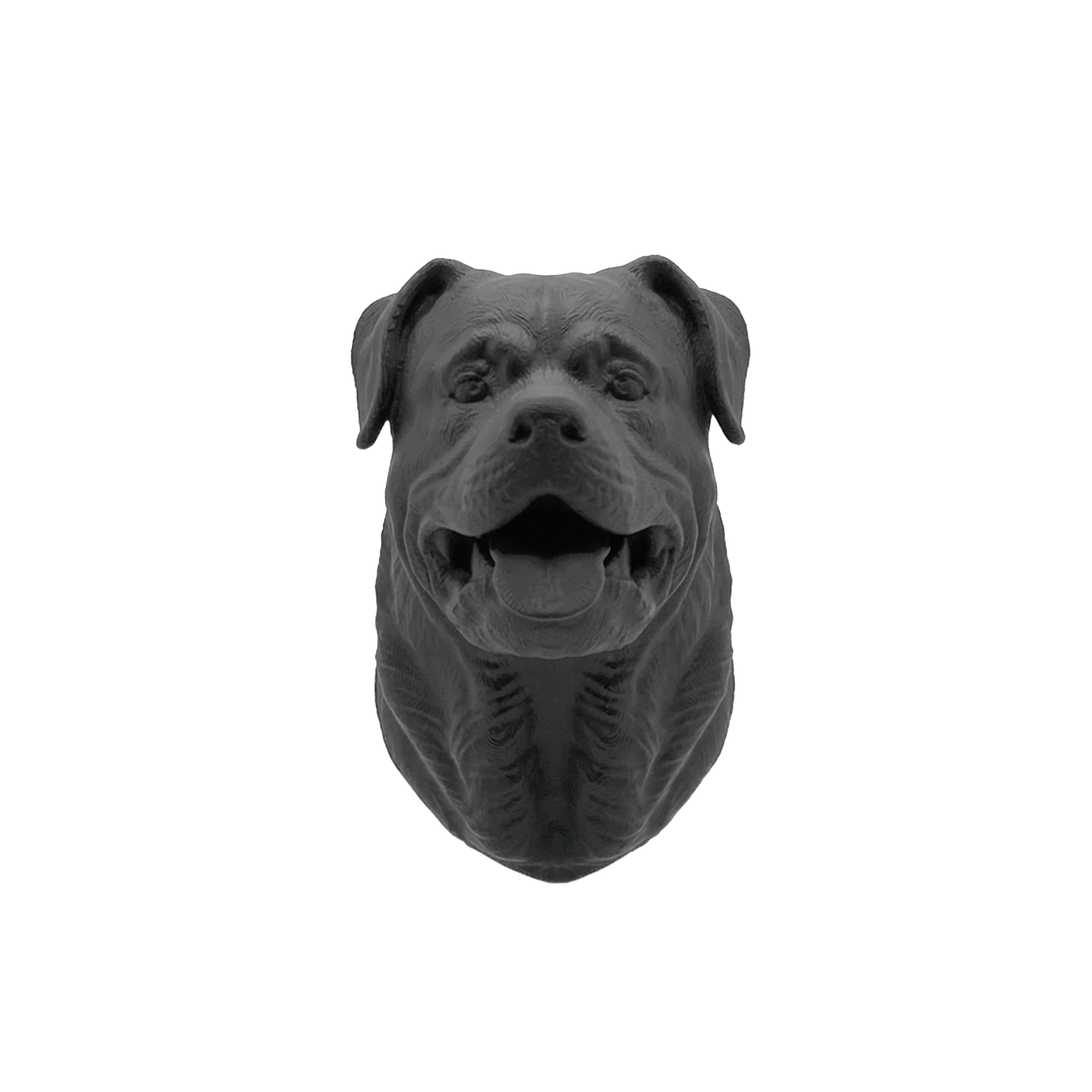 Magnet, Rottweiler-Kopf mit geöffnetem Maul – 3D, Kunststoff Magnet, Rottweiler-Kopf mit geöffnetem Maul – 3D, Kunststoff